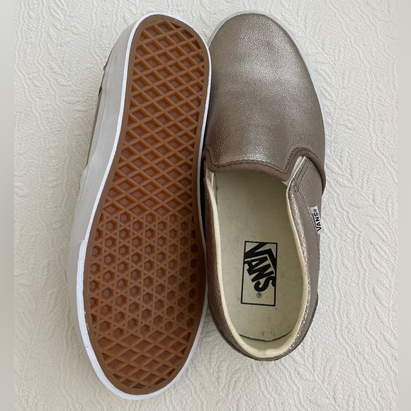Vans, gold like Metallica, size 9.5 WM - Picture 1 of 5